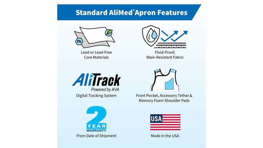 AliMed® Grab ’n Go™ 4-Point Quick Drop Apron, Male